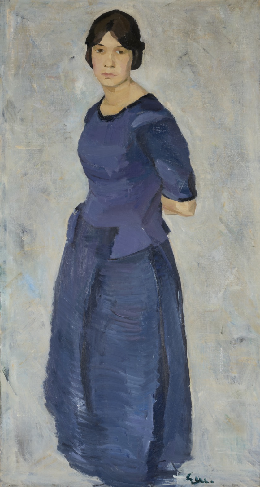 Maleri af Menze forestillende Bodl Begtrup, 1922